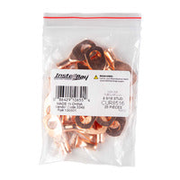 Install Bay Copper Uninsulated Ring Terminal 8 Gauge 5/16 inch - CUR8516