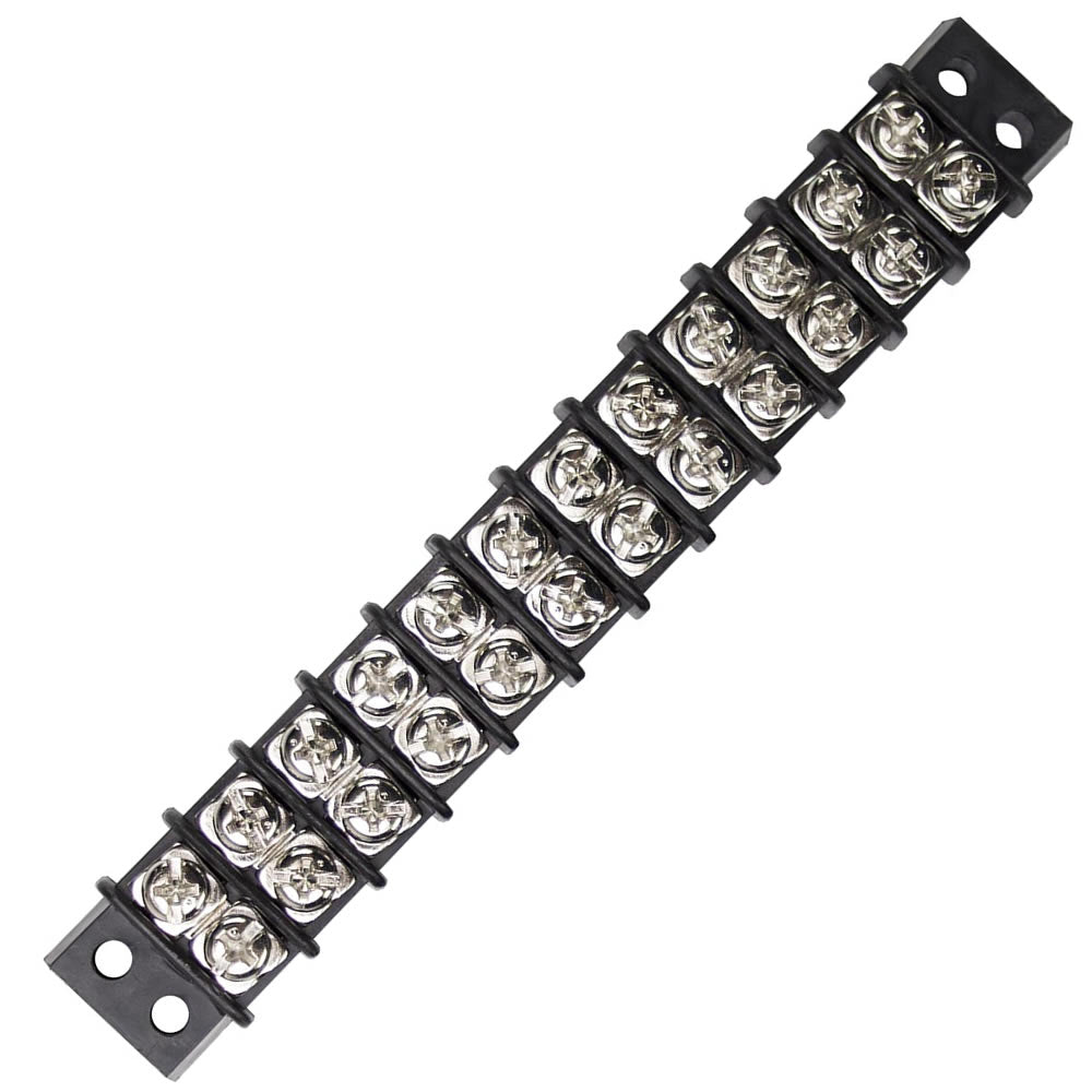 Install Bay Barrier Strip 12-22 GA NO.8 Spade - 12 Position - 10 Pack - IBBS12P
