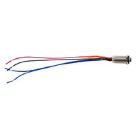 Install Bay Silver 12MM Round Illuminated Latching Switch Blue Qty 2 - LS12B-2