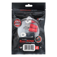 T-Spec V8 Ring Terminal | 4 AWG | 5/16 in. | 5 Pack - V8-RTN9