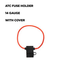 Install Bay ATC Fuse Holder With Cover 14 Gauge - Package of 10 - ATFH14C-10