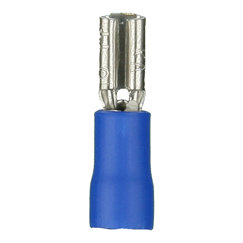 Install Bay Blue Vinyl Female Quick Disconnect 16-14 Gauge .110 - BVFD110