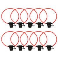 Install Bay ATM Water Resistant 18 GA Fuse Holder W/Cap - 10 pack - ATFH18MC-10