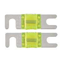 Raptor Mid Series Nickel-Plated Mini ANL Fuses | 100A | 2 Pack - RMANL100