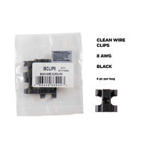 Install Bay 8AWG Wire Clips - 4PK - IBCLIP8