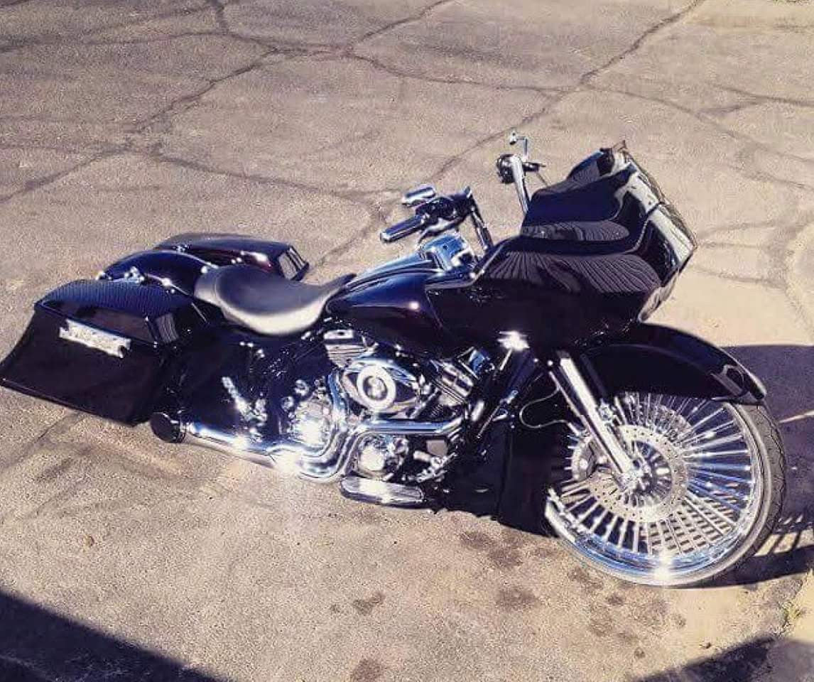 Big Fatty Harley Pan America Chrome Wheels