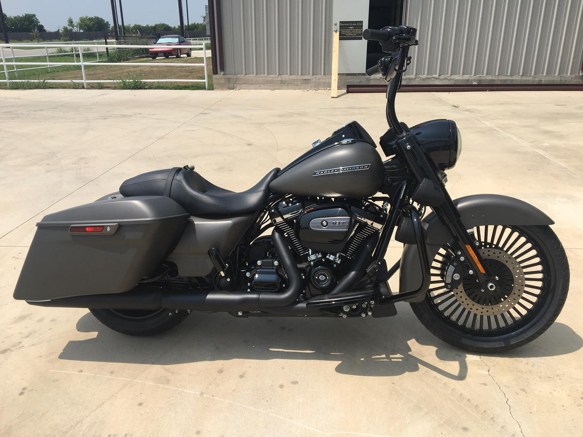 Big Fatty Harley Touring Black Wheels