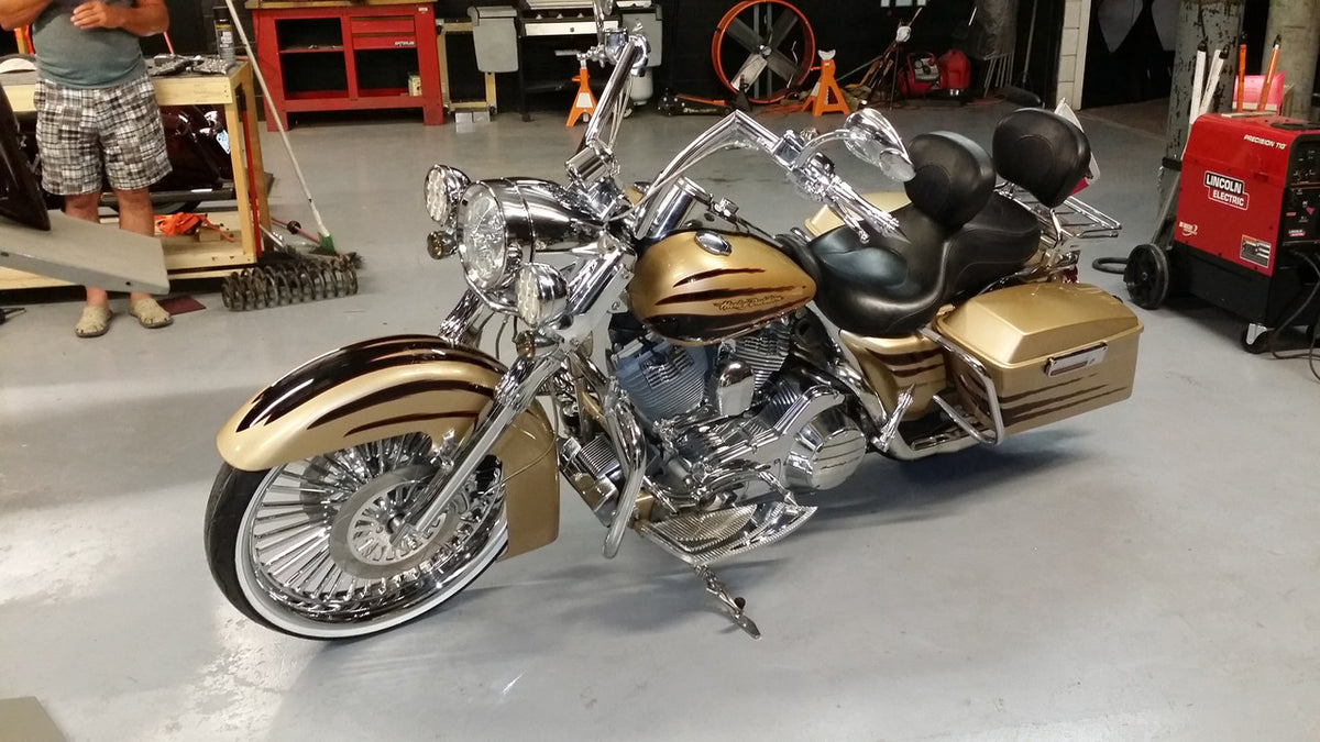 Big Fatty Harley Touring Chrome Wheels