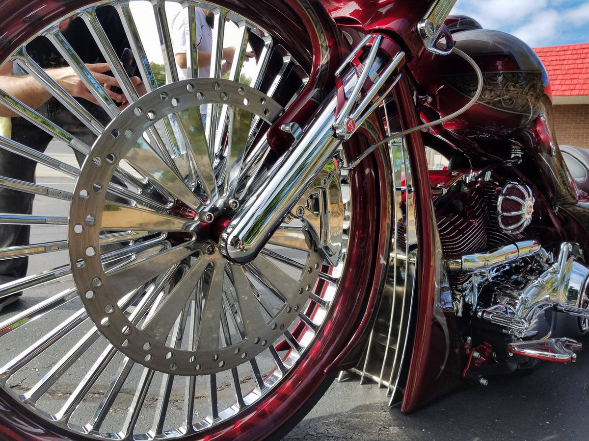 Big Fatty Harley Softail | Dyna | Sportster Chrome Wheels
