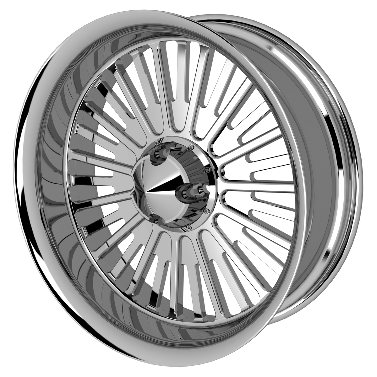 18x7" Harley-Davidson Big Fatty Chrome Trike Rear Wheel