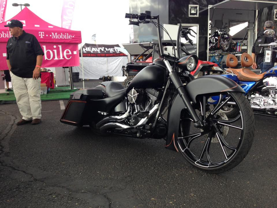 Blade Runner Harley V-Rod Black Double Cut Wheels