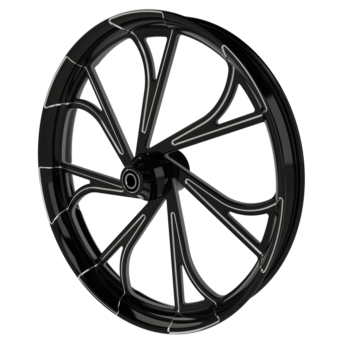 Blade Runner Harley Touring Black Double Cut Wheels