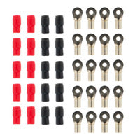 Raptor R4 Mid Series Ring Terminal | 4 AWG | 1/4 in. | 20 Pack - R414RT