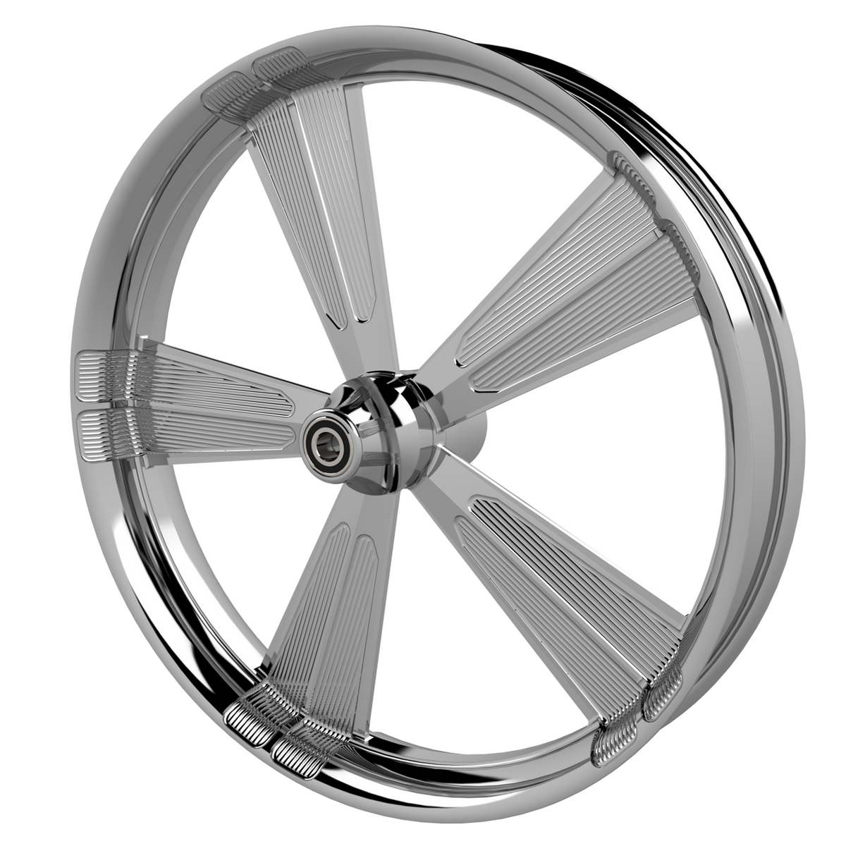 21 Inch Contraband Chrome Harley Wheel