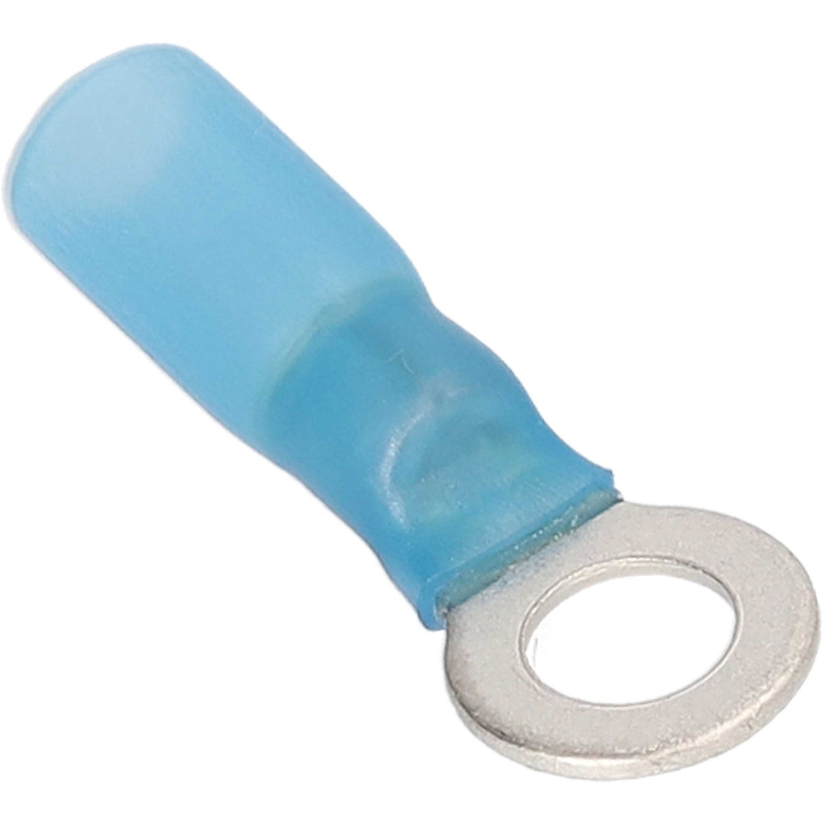 Install Bay Heat Shrink Blue Ring Terminal 16-14 Gauge #10 - HSBRT10