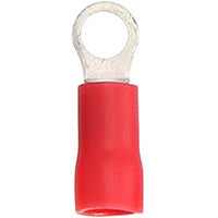 Install Bay Red Vinyl Ring Terminal 22-18 Gauge #10 - Package of 100 - RVRT10