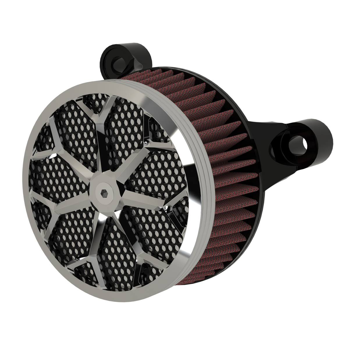Deception matching air cleaner in chrome