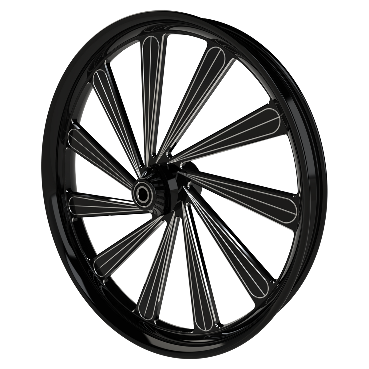 Derailed Harley Pan America Black Double Cut Wheels