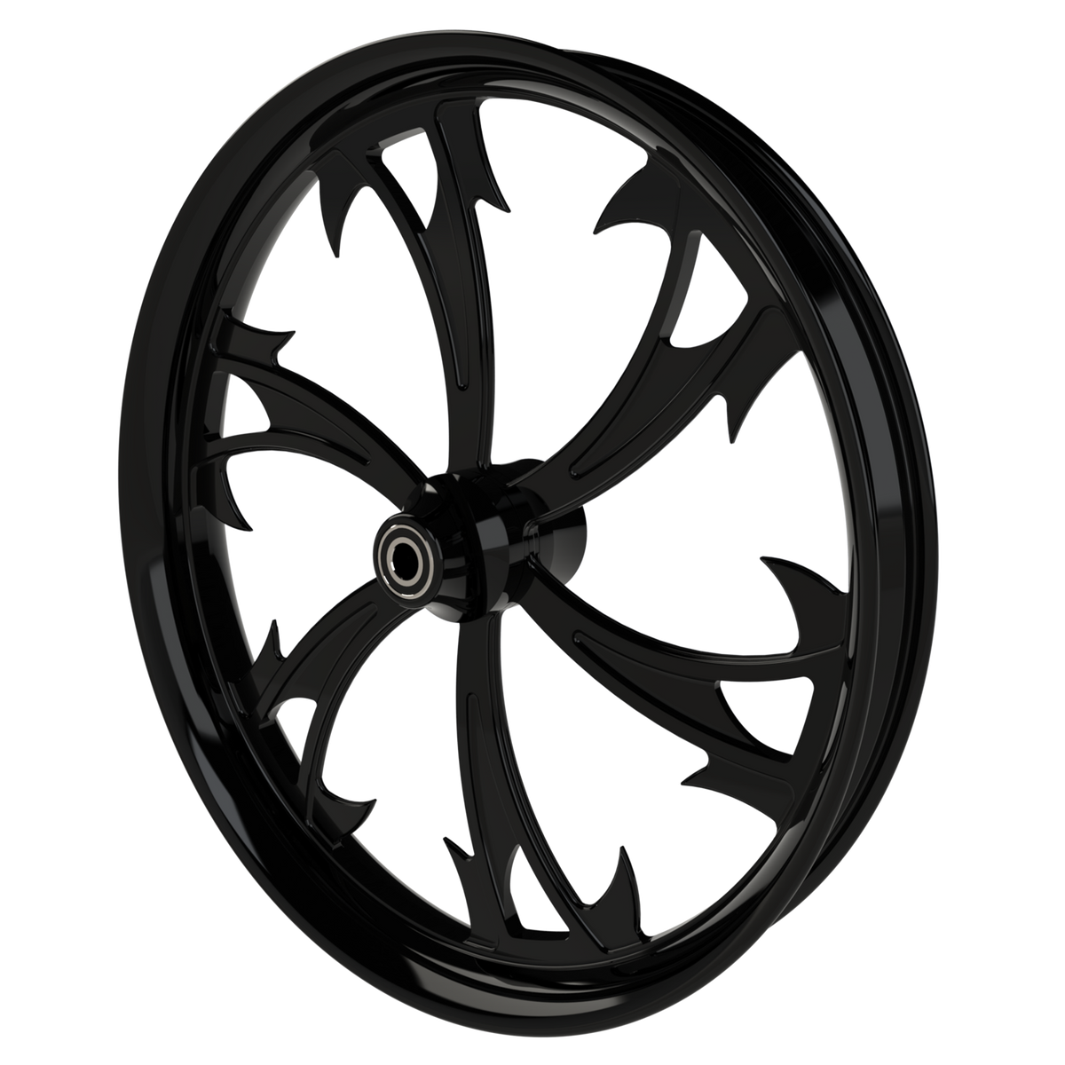 Dirty HKR Harley Softail | Dyna | Sportster Black Wheels