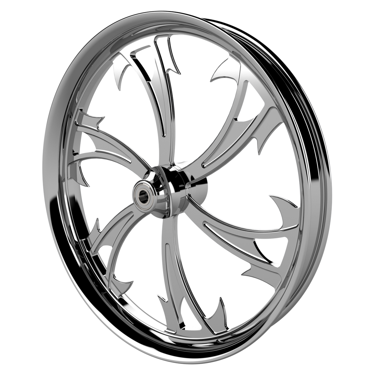 18x5.5 Harley-Davidson Dirty HKR Chrome Fat Tire Bagger wheel