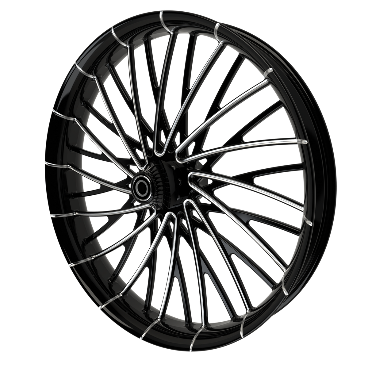 Dirty Spoke Indian Black Double Cut Wheels