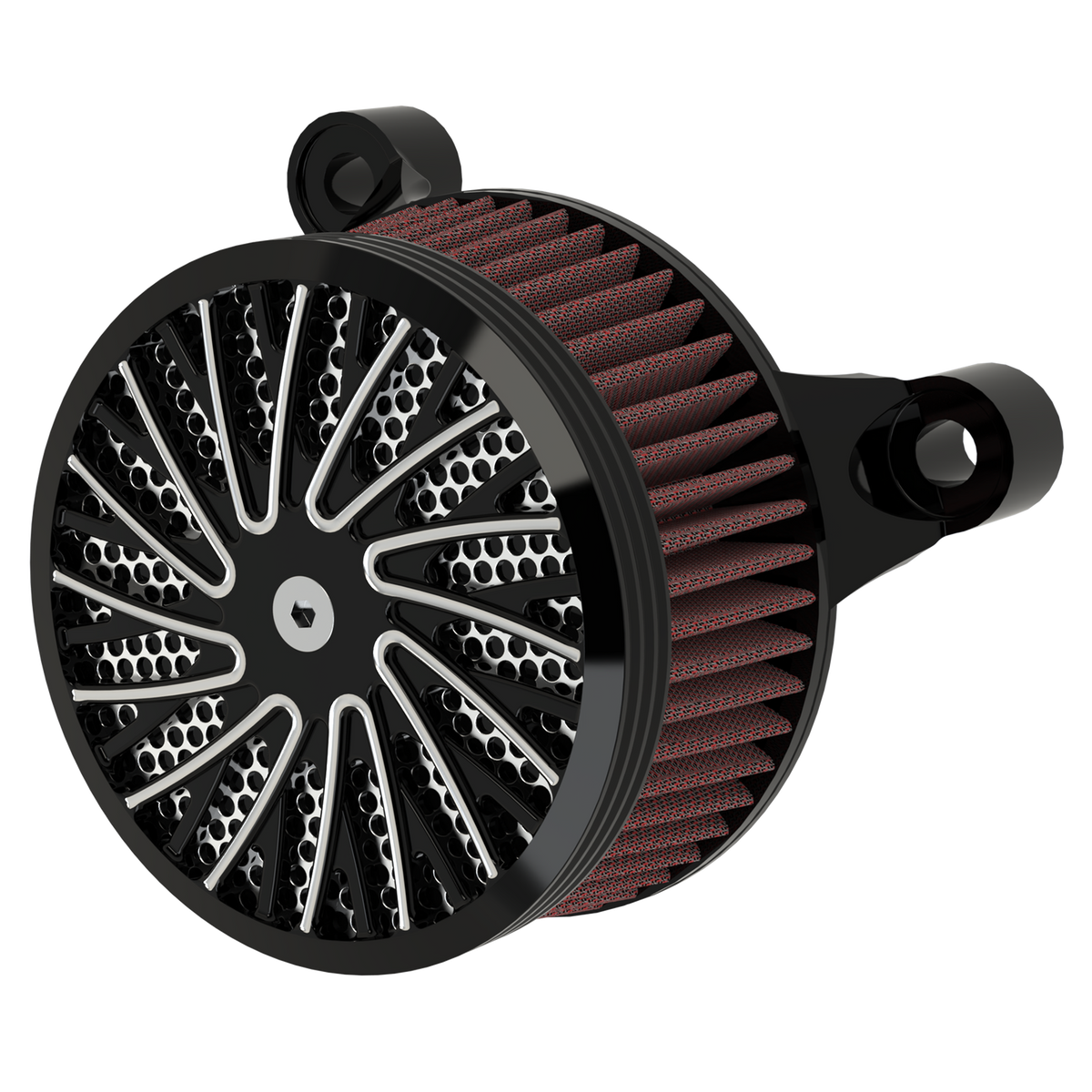 Dirty Spoke Air Cleaner in Black Contrast Cut