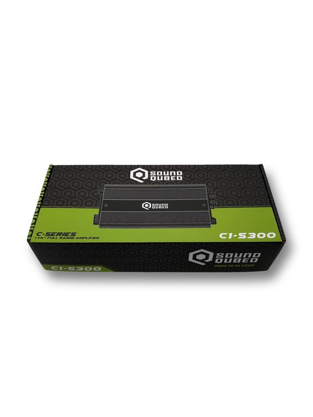 SoundQubed C1-5300 5,300w RMS Mono Amplifier Full Range Hybrid Compact Class D