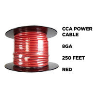 Install Bay CCA Value Line 8 Gauge Power Cable Red - 250 Foot Coil - IBPC08R-250