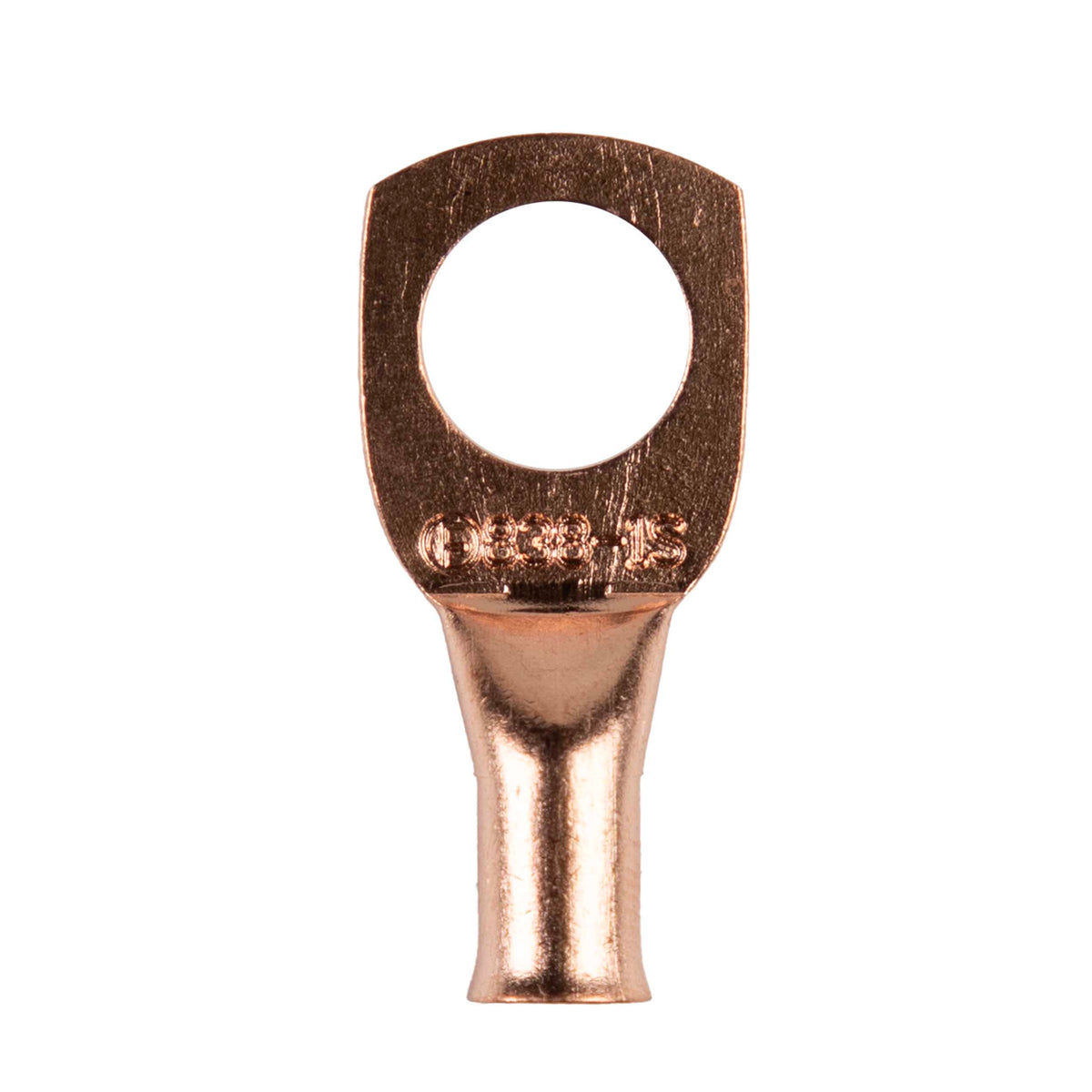 Install Bay Copper Uninsulated Ring Terminal 8 Gauge 3/8 inch - CUR838