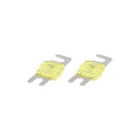 Raptor Mid Series Nickel-Plated Mini ANL Fuses | 100A | 2 Pack - RMANL100