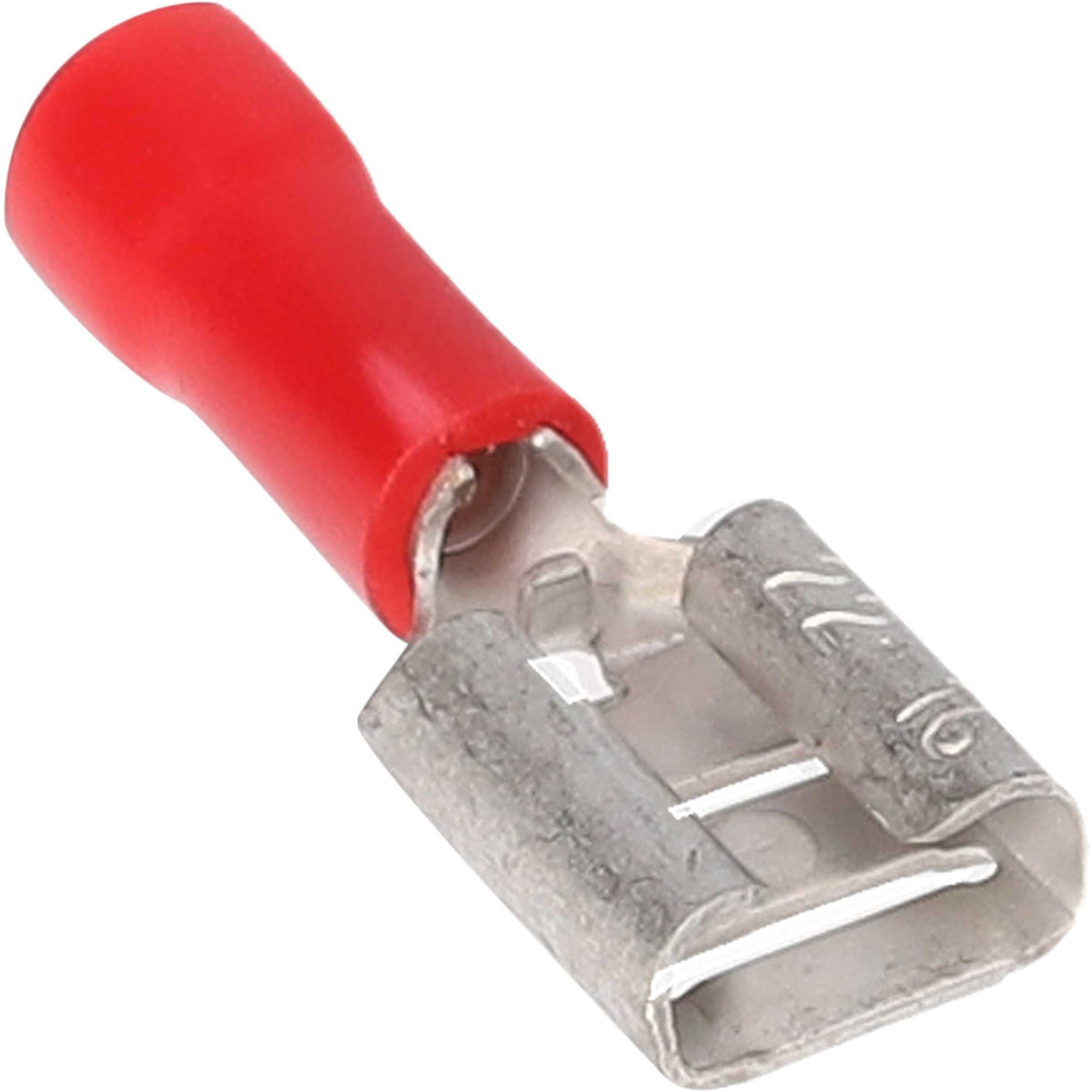 Install Bay Red Vinyl Female Quick Disconnect 22-18 Gauge .250 - RVFD250