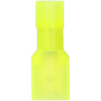 Install Bay Yellow Nylon Male Quick Disconnect 12-10 Gauge .250 - YNMD250F