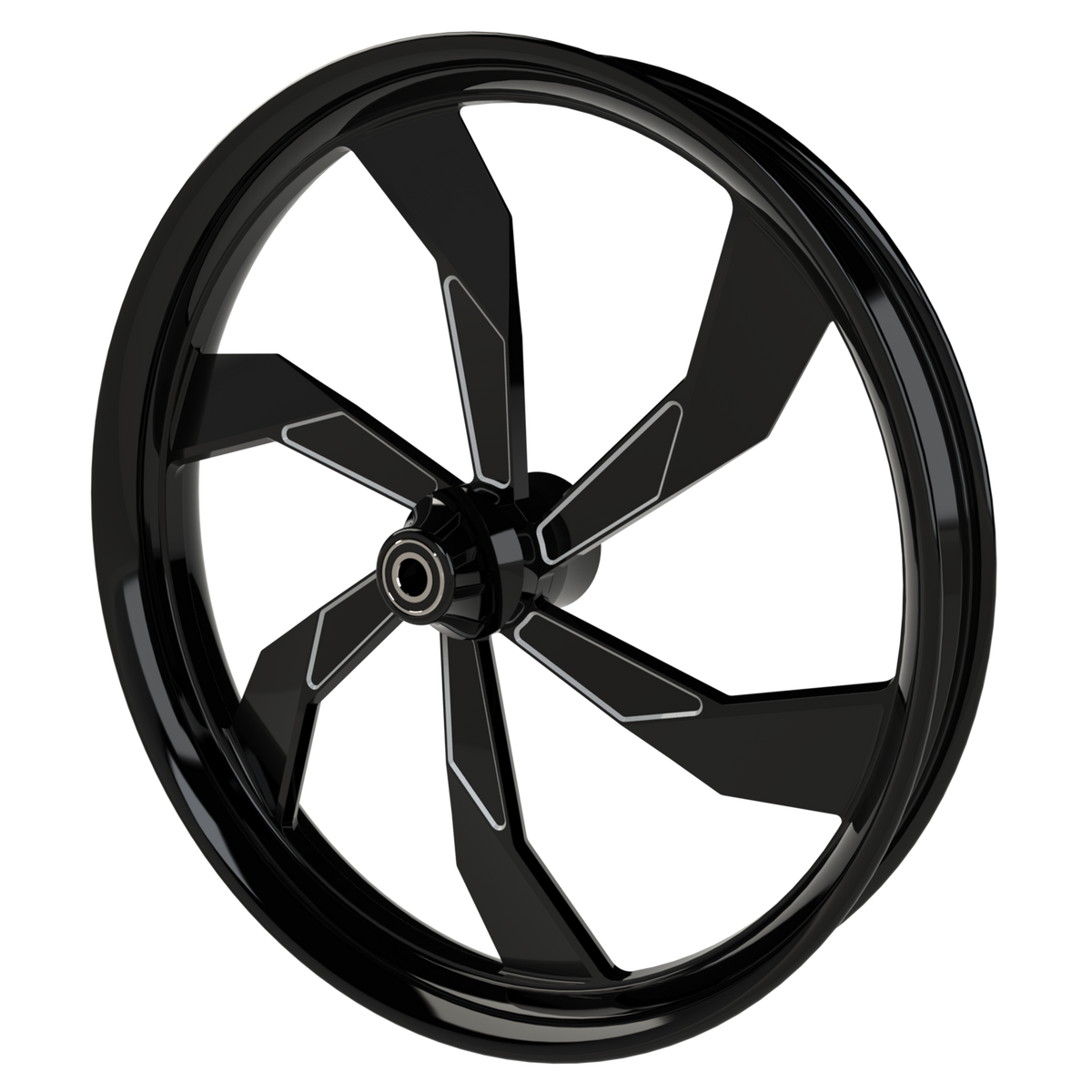 F22 Indian Black Double Cut Wheels