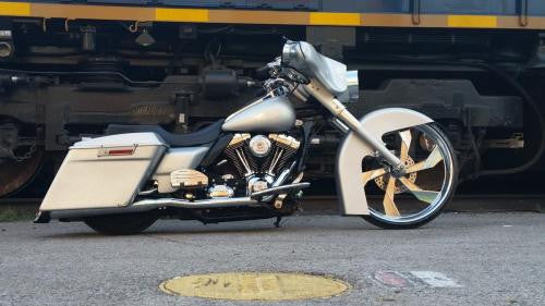 F22 Harley Touring Chrome Wheels