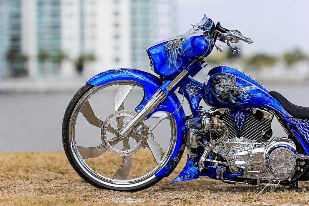 F22 Harley Pan America Chrome Wheels