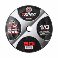 T-Spec V12 OFC Power Wire | 1/0 AWG | 50 ft. | Red - V12PW-1050
