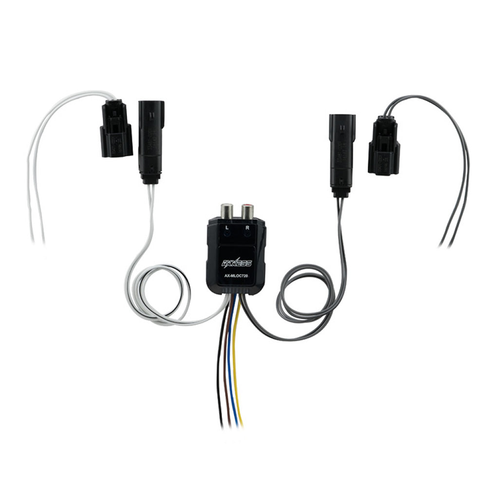 Metra Mini 80 Watt 2 Channel Line Output Converter - Harley Davids - AX-MLOC-HD1