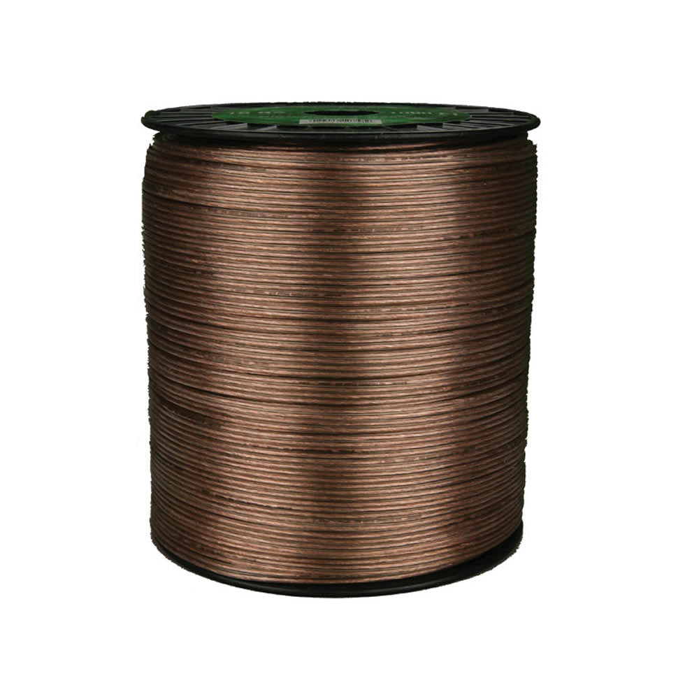 Install Bay Speaker Wire 12 Gauge All Copper Clear Coil - 500 ft - SW12-500