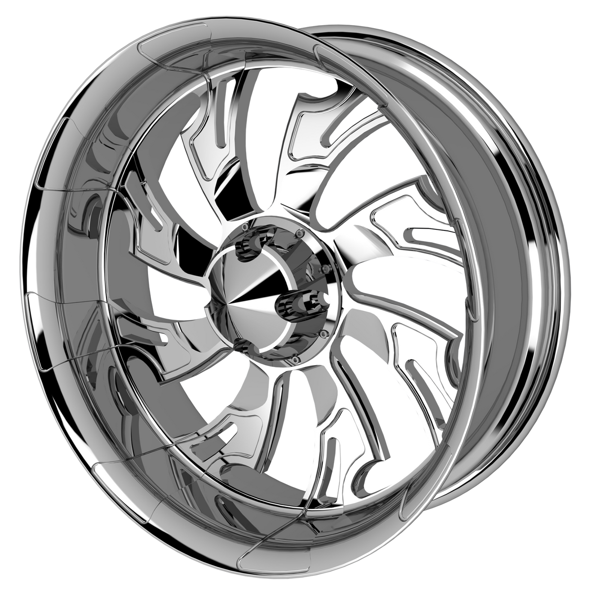 18x7" Harley-Davidson Guinzu Chrome Trike Rear Wheel