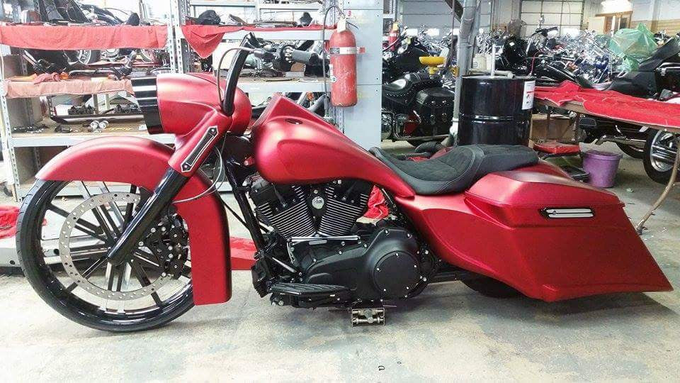 High Stakes Harley Touring Black Double Cut Wheels