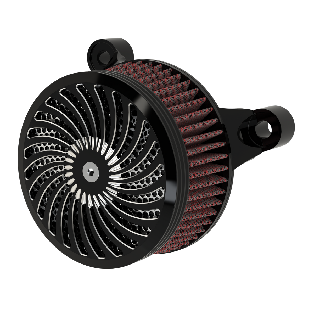 Hurricane Air Cleaner in black double cut