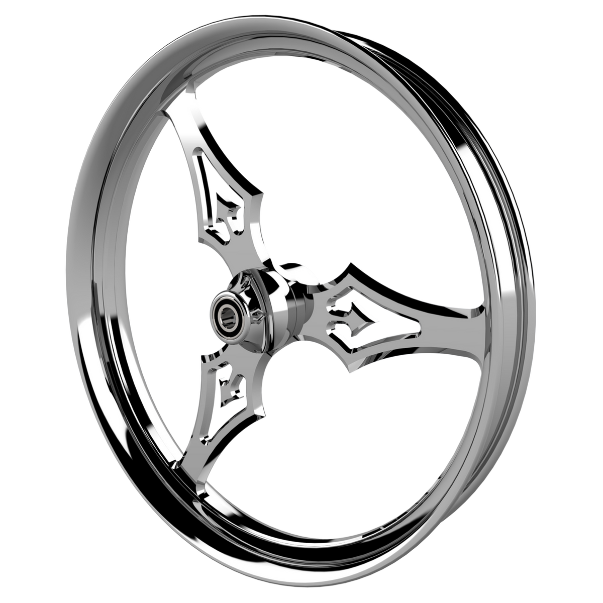 Iron Trinity Harley Softail | Dyna | Sportster Chrome Wheels
