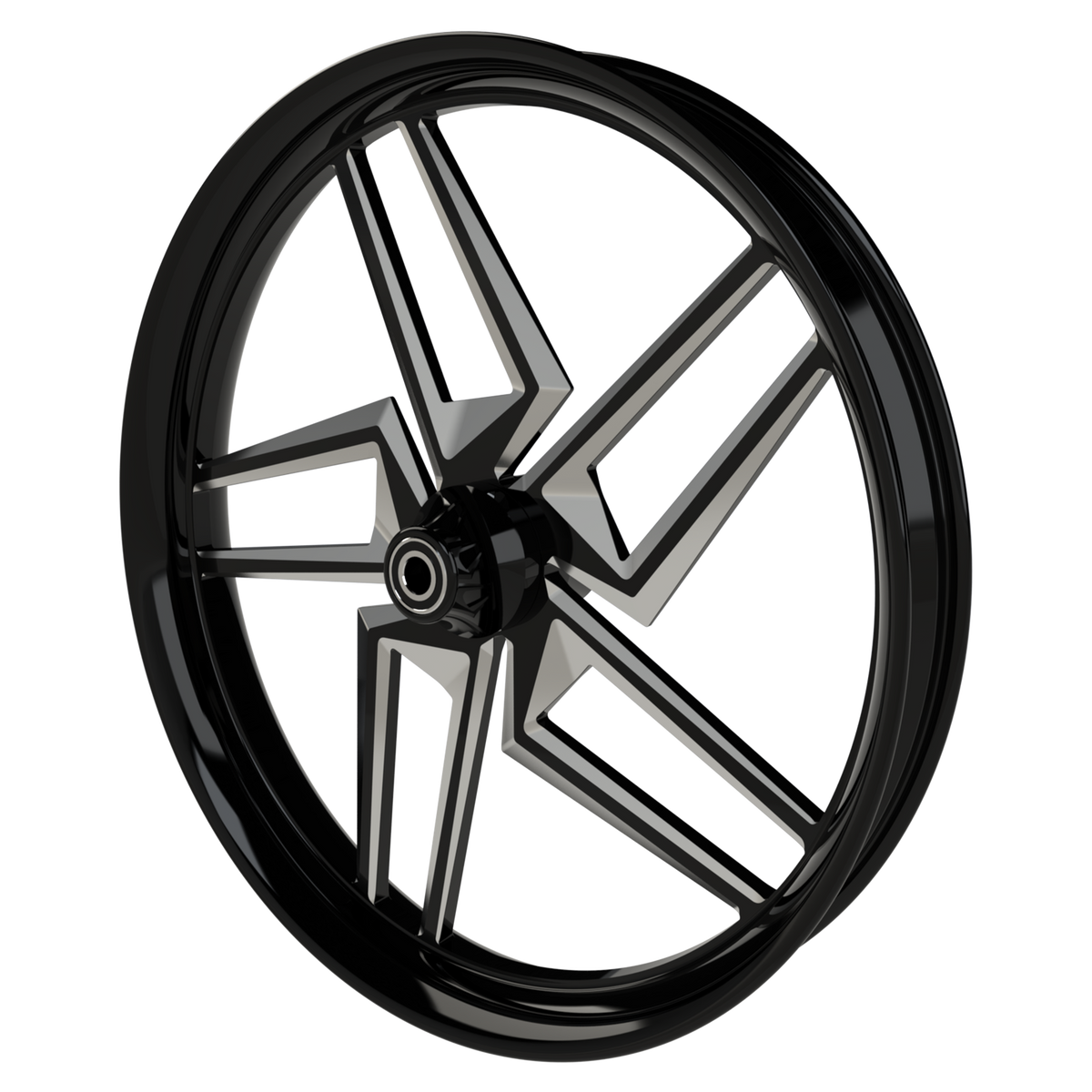 Kryptec Harley Touring Black Double Cut Wheels