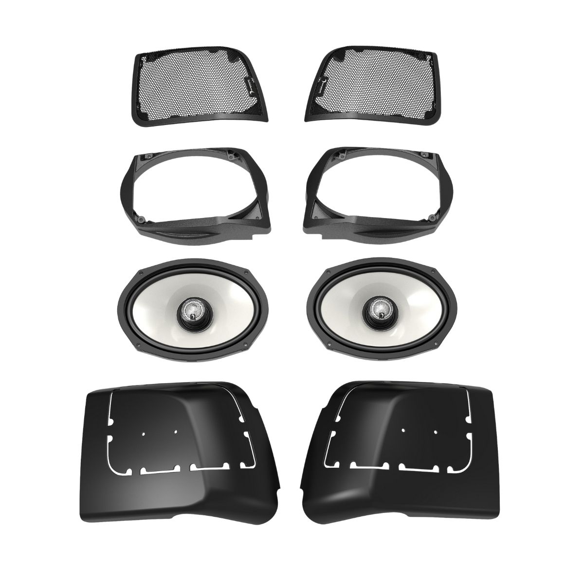 Diamond Audio 2014-2023 Harley Davidson® Cut In Lid Kit with HXM69F2 (2Ω) Speakers - MSHXM692LK