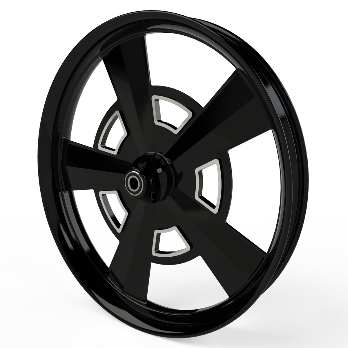 Muscle Indian Black Double Cut Wheels