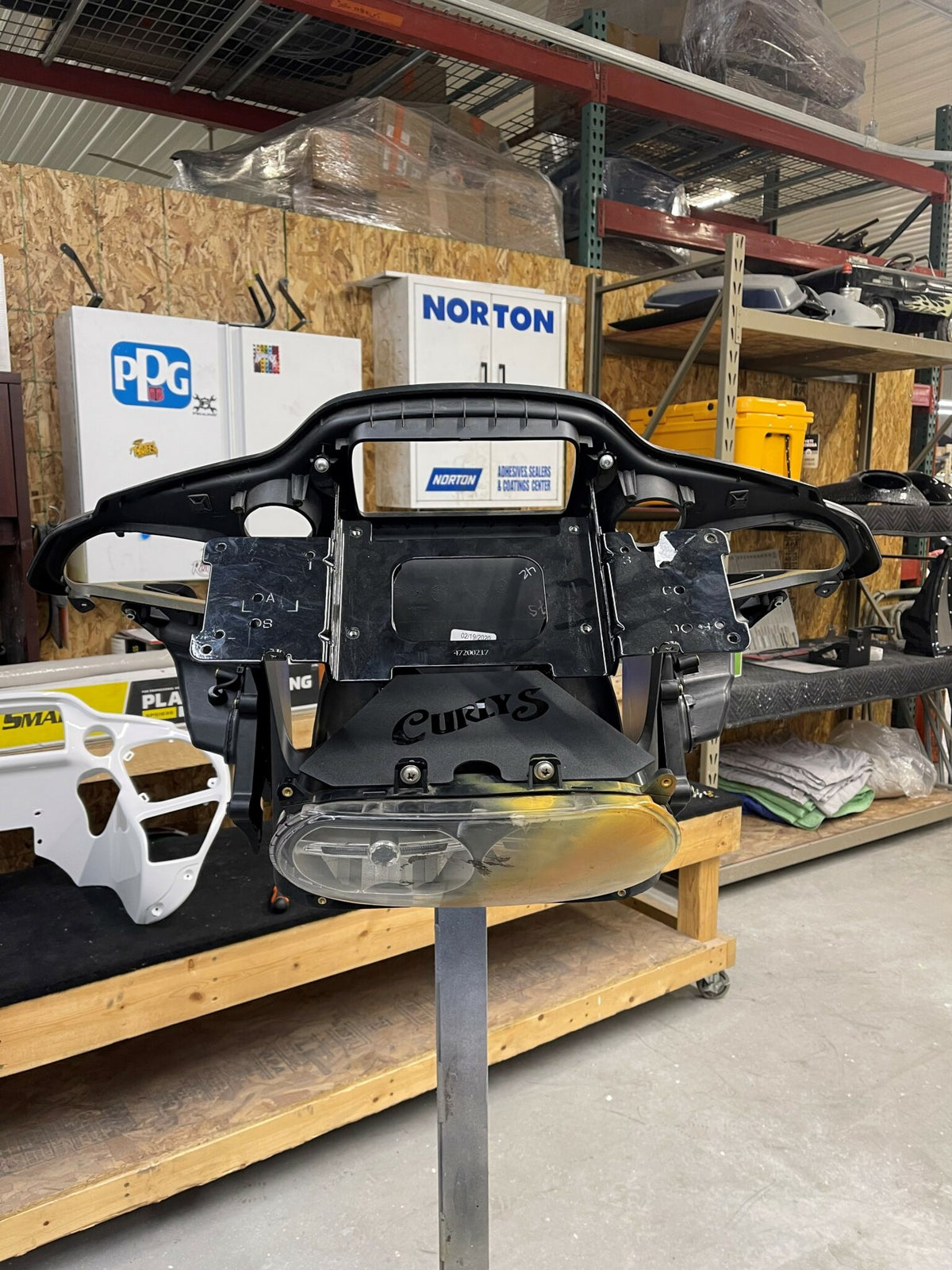 Curly's Inc Road Glide Amp Trays
