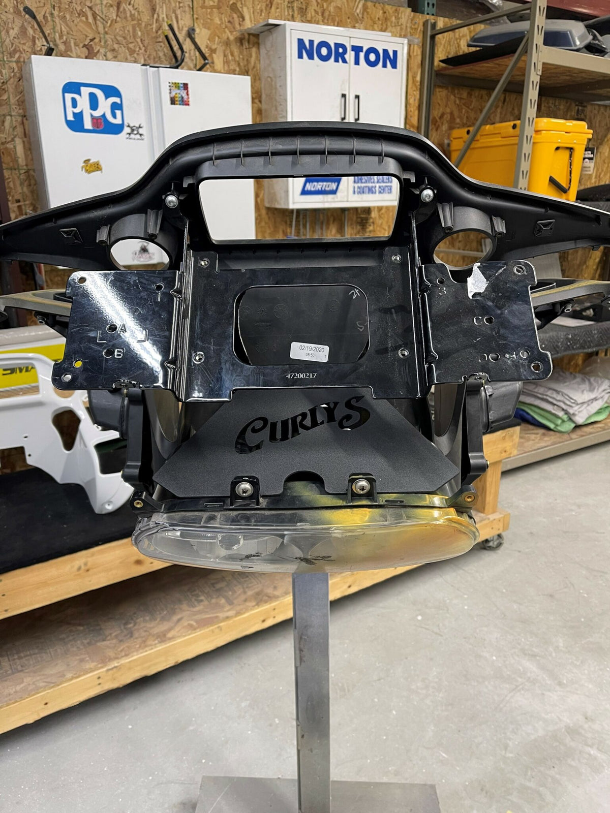 Curly's Inc Road Glide Amp Trays