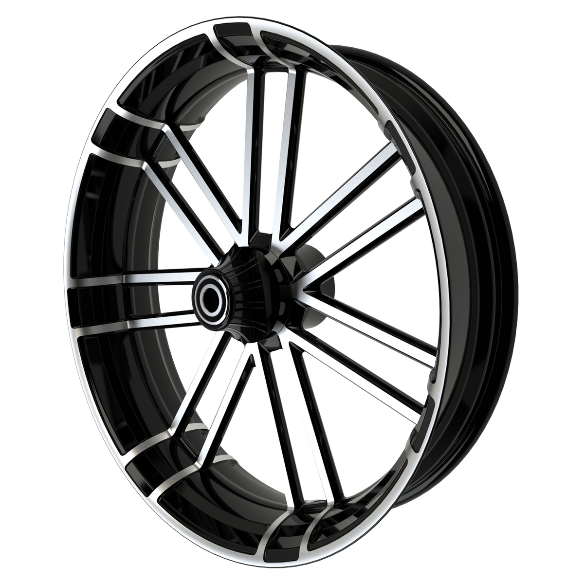 OG.11 Harley Softail | Dyna | Sportster Black Double Cut Wheels