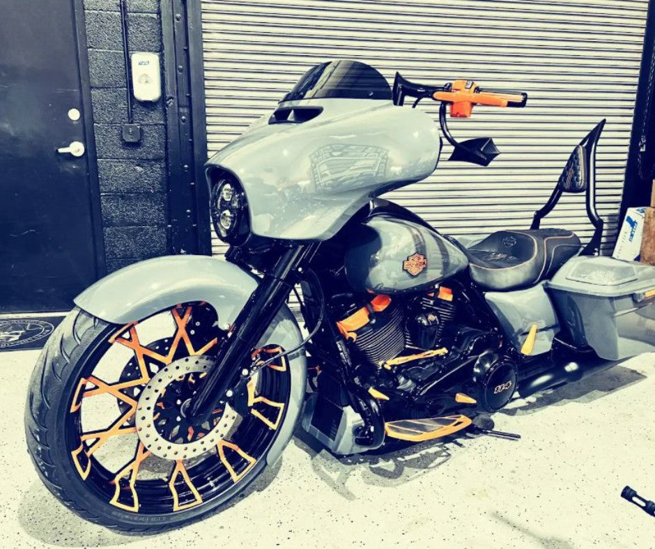 OG.05 Harley V-Rod Black Double Cut Wheels