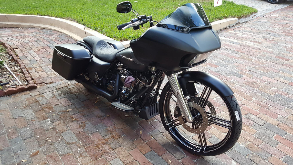 Race Tech Harley Touring Black Double Cut Wheels